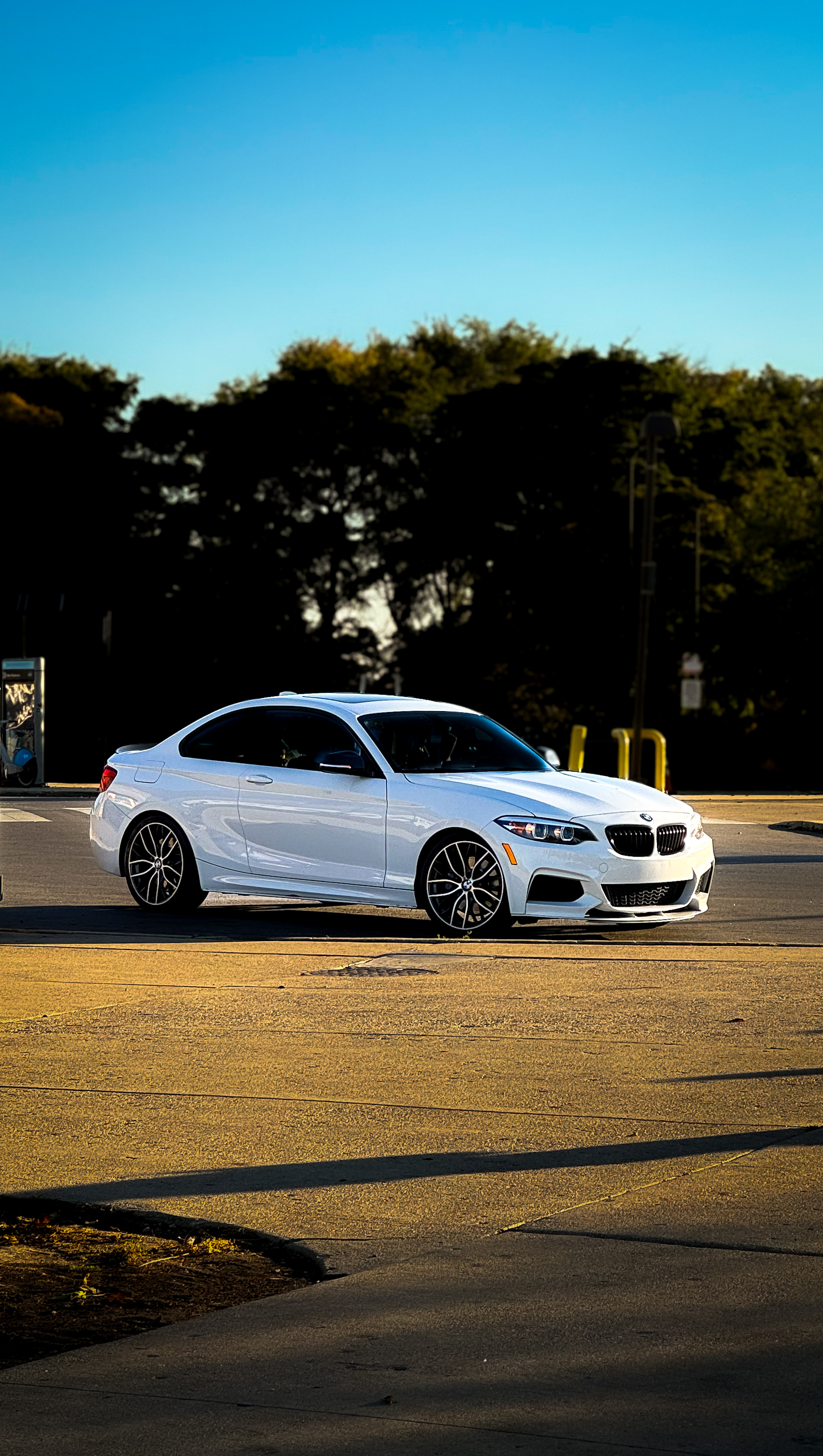 Manual transmission stick shift rental Chicago — BMW M240i 6-speed — Clementine Motorsports